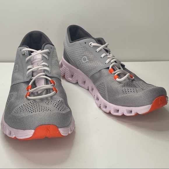 Women’s On Running Like-New Cloud X, light pink/orange, size 9.5 - Picture 4 of 6